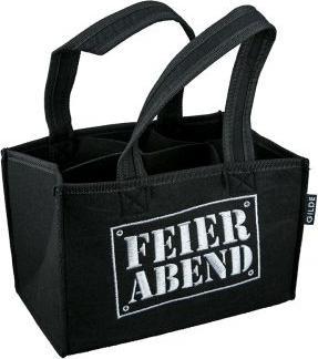 Actual product image Gilde Felt bottle bag Feierabend