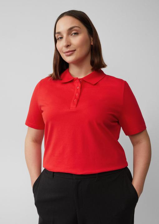 Actual product image S.Oliver Polo-Shirt Piqué-Poloshirt aus Baumwollmix (48)