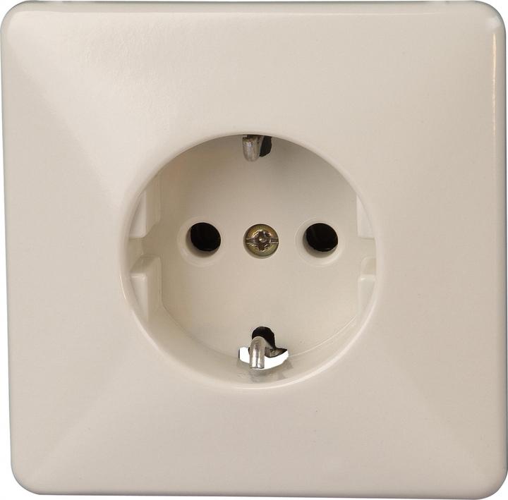 Produktbild Kopp Schutzkontakt-Steckdose 1fach STANDARD creme weiss