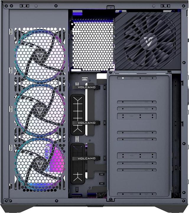 Immagine prodotto Modecom Obudowa Space XL Argb Full Tower 5f Czarna (ATX, E-ATX, mATX, Mini-ITX)