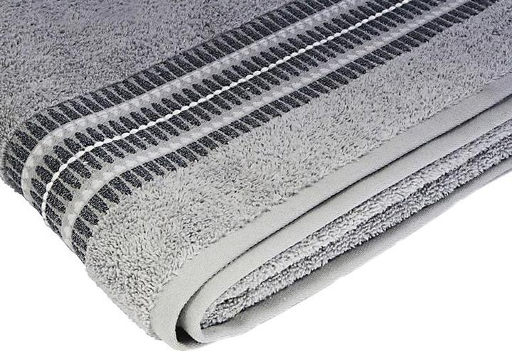 Image du produit Domoletti SERVIETTE 70X140 CM PLANE GREY (40 x 34 cm)