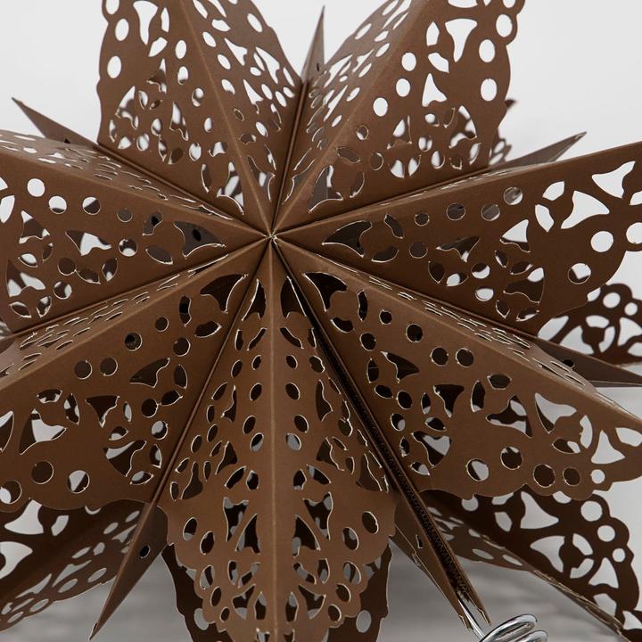 Actual product image House Doctor Weihnachtsbaumstern, Clip, Braun