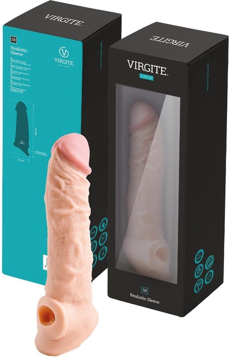 Actual product image Virgite Realistic penis cover