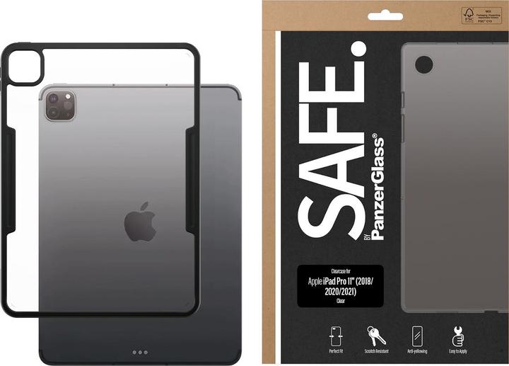 Actual product image PanzerGlass SAFE. by ® ClearCase iPad Pro 11" (2018, 2020-2022, 2024), Cover, Apple, Apple - iPad P (Apple iPad Pro 11 2022)