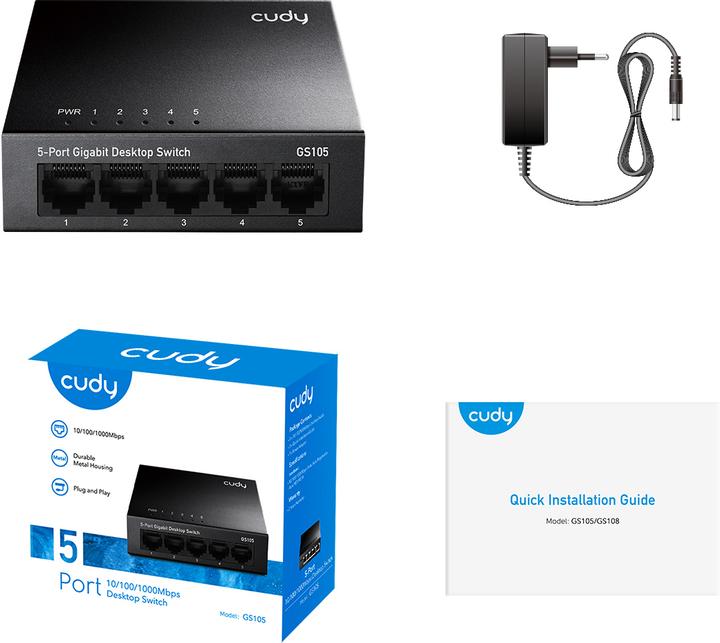 Produktbild Cudy GS105 (5 Ports)