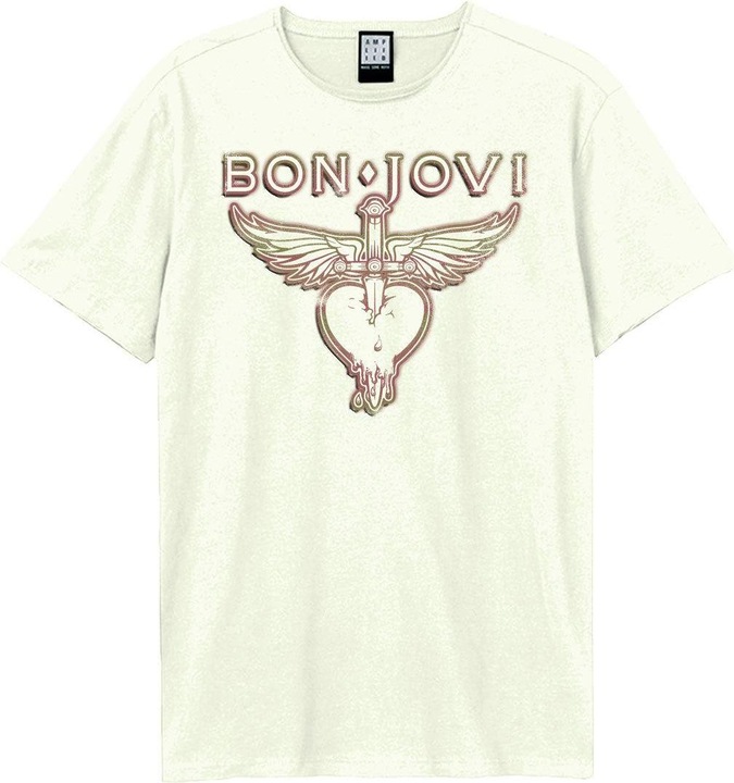 Immagine prodotto Amplified Maglietta Unisex Adulto Hold On Bon Jovi (XS)
