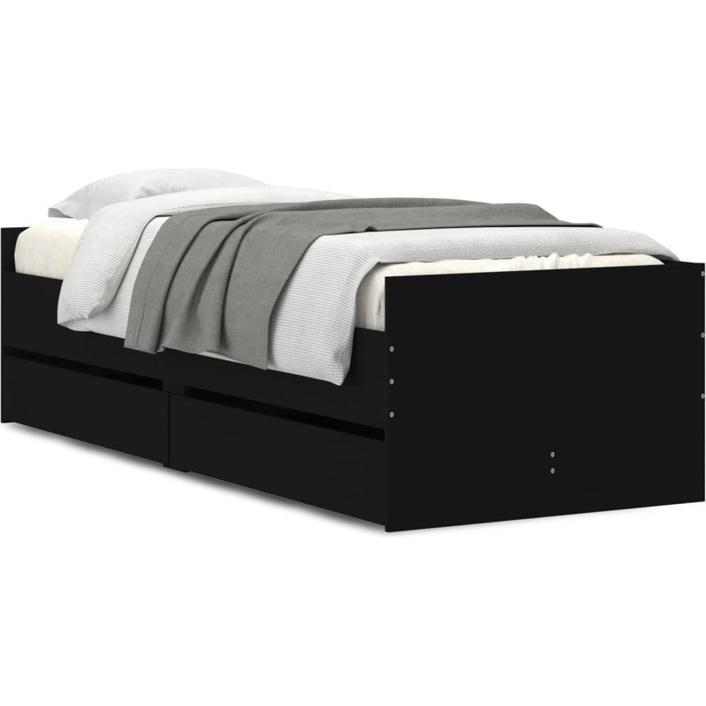 VidaXL, Bett, Bettgestell mit Schubladen (90 x 190 cm)