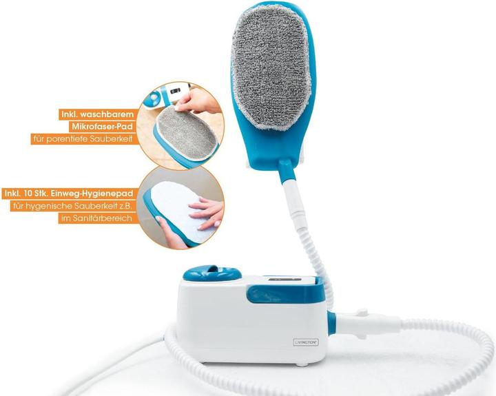 Actual product image Livington SteamTouch - Ergonomischer Handdampfreiniger (1200 W)