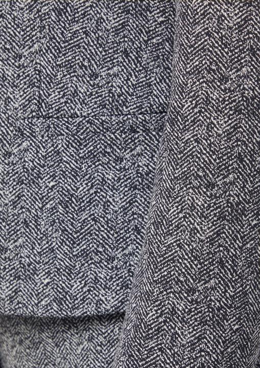 Actual product image Comma Indoor-Blazer Taillierter Jacquard-Blazer mit Fischgrat-Muster (40)