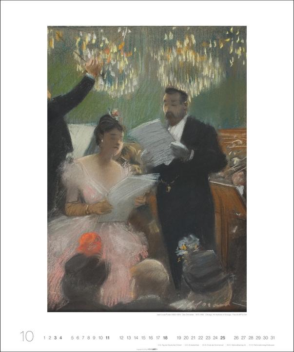 Produktbild Allegro - Musik in der Kunst Kalender 2026 (46 x 55 cm)