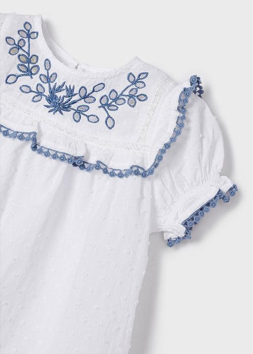 Produktbild MAYORAL Plumenti Tunika Bluse mit Stickmotiven (122)
