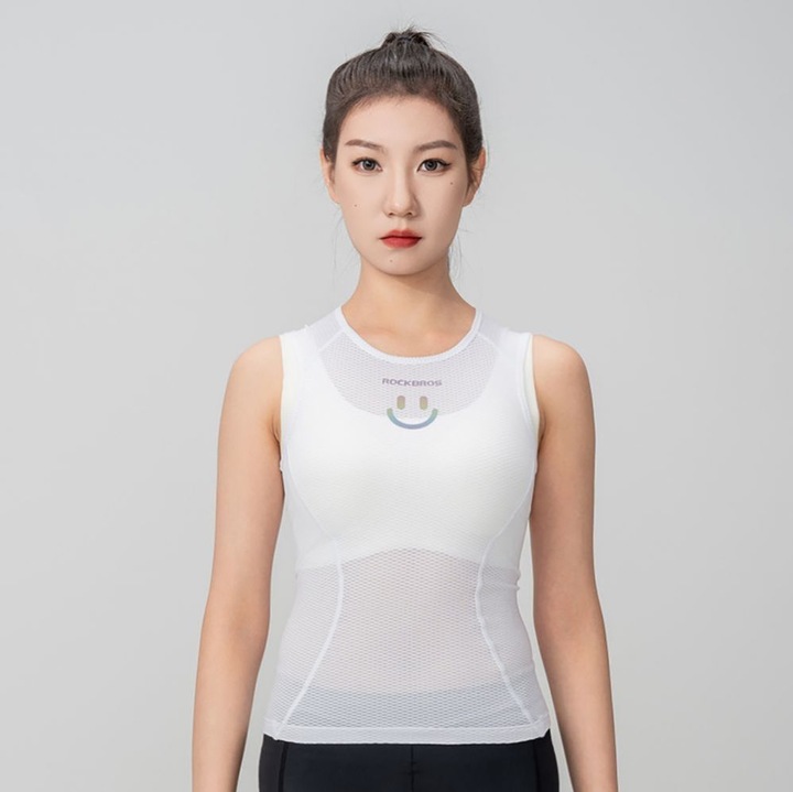 Immagine prodotto Rockbros YDBX001 gilet da ciclismo da donna ad asciugatura rapida M / L - bianco (M/L)