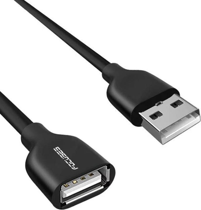 Actual product image PhoneLook USB-A extension cable (1M) with USB-A plug USB stick memory (1 m)