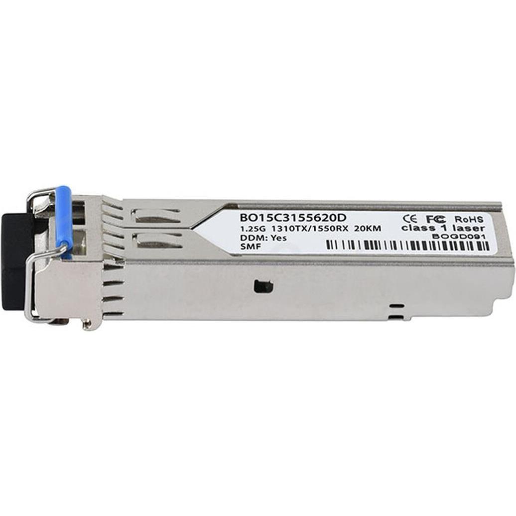 Thumbnail - CBO Transition Networks TN-SFP-LXB21 kompatibler BlueOptics SFP BO15C3155620D, Transceiver, Silber