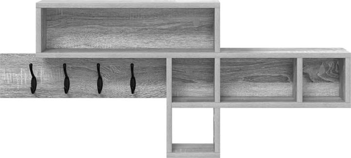 Actual product image vidaXL Wall-mounted clothes rack