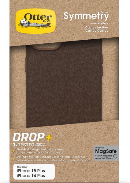 Immagine prodotto OtterBox Symmetry Cactus Leather mit MagSafe (Apple iPhone 14 Plus, Apple iPhone 15 Plus)