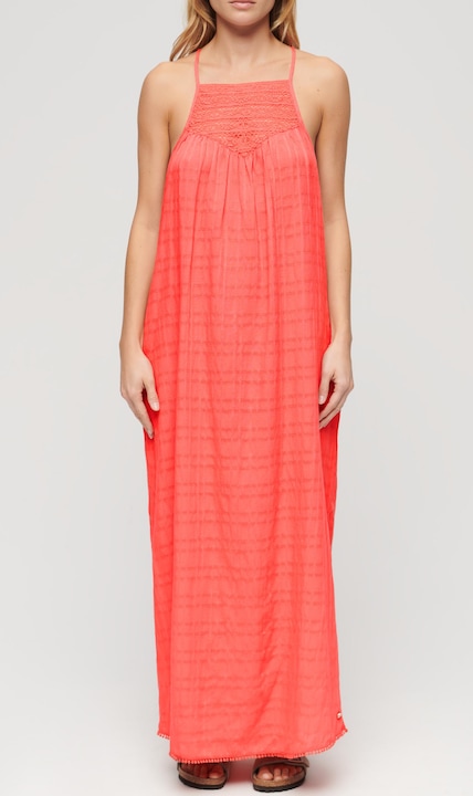 Produktbild Superdry trandkleid rückenfrei lang pitze uperdry (S)
