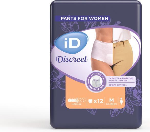Actual product image ID Discreet Pants M Normal Beutel 12 Stk (12 x, Regular)