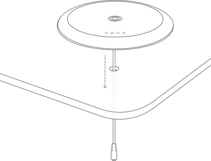 Image du produit Zens Core Series DIY Built-in Single Charger 15W blanc (15 W)