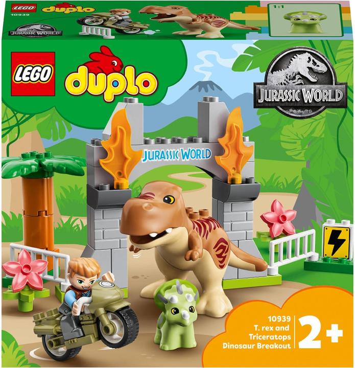 Image du produit LEGO Éruption du T. Rex et du Triceratops (10939)
