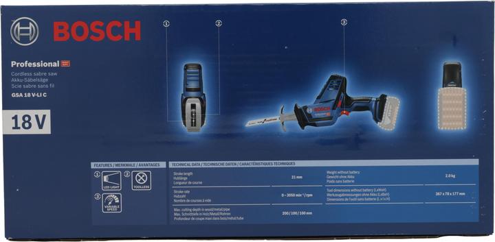 Produktbild Bosch Professional GSA 18V-LI C