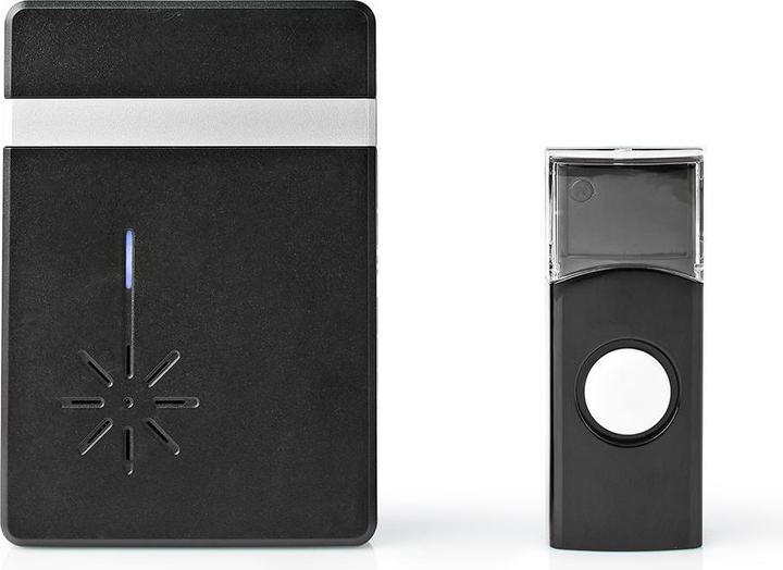 Image du produit Nedis Sonnette sans fil Alimentation par piles 3 V DC 1x CR2032 Volume : 80 dB Portée du signal : 300 m