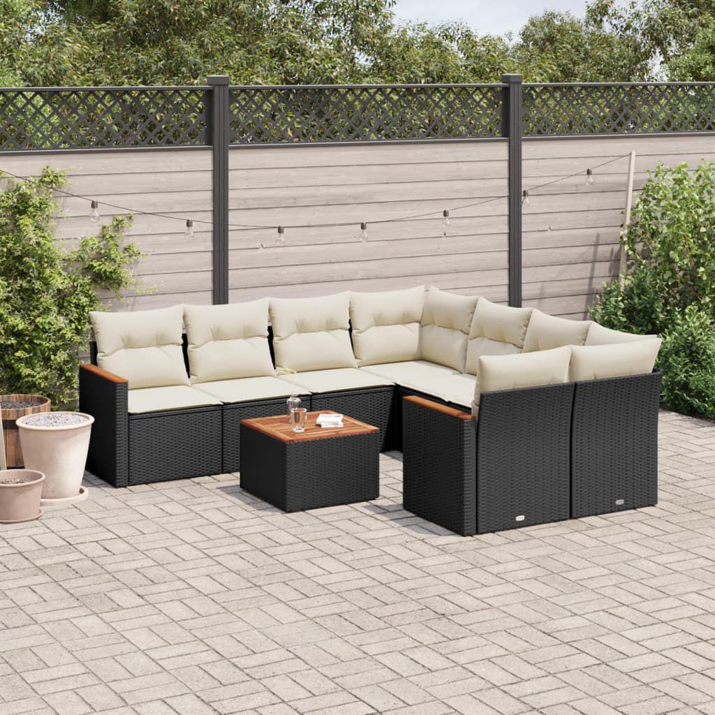 Thumbnail - VidaXL, Gartenlounge, 10-tlg. Garten-Lounge-Set mit Kissen