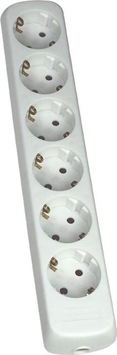 Produktbild As - Schwabe Steckdosenleiste geschraubt ohne Leitung (6 x, CEE 7/3)