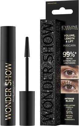 Immagine prodotto Eveline Mascara Vegano Wonder Show di Cosmetics - Lunghezza, Volume e Sollevamento Estremi (Intense Black)