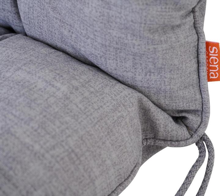 Productafbeelding Siena Garden ASKELLA universeel kussen ca. 88x42x6cm Hoes van 70% katoen/30% polyester in grijs