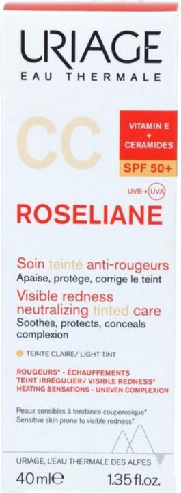 Actual product image Uriage Rosliane CC Cream SPF50+