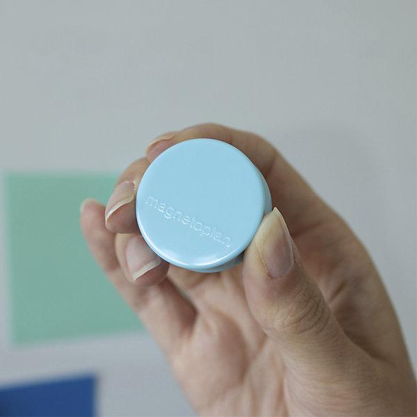 Image du produit Magnetoplan Plot magnétique Ergo, Ø 34 mm, lot de 50, bleu bébé.