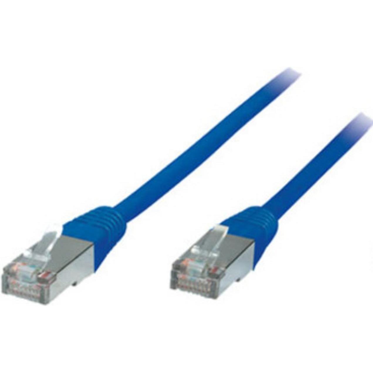 Shiverpeaks -BASIC-S--Patchkabel, cat. 5e, F/UTP, blau, 0,25m (F/UTP, CAT5e, 0.25 m), Netzwerkkabel