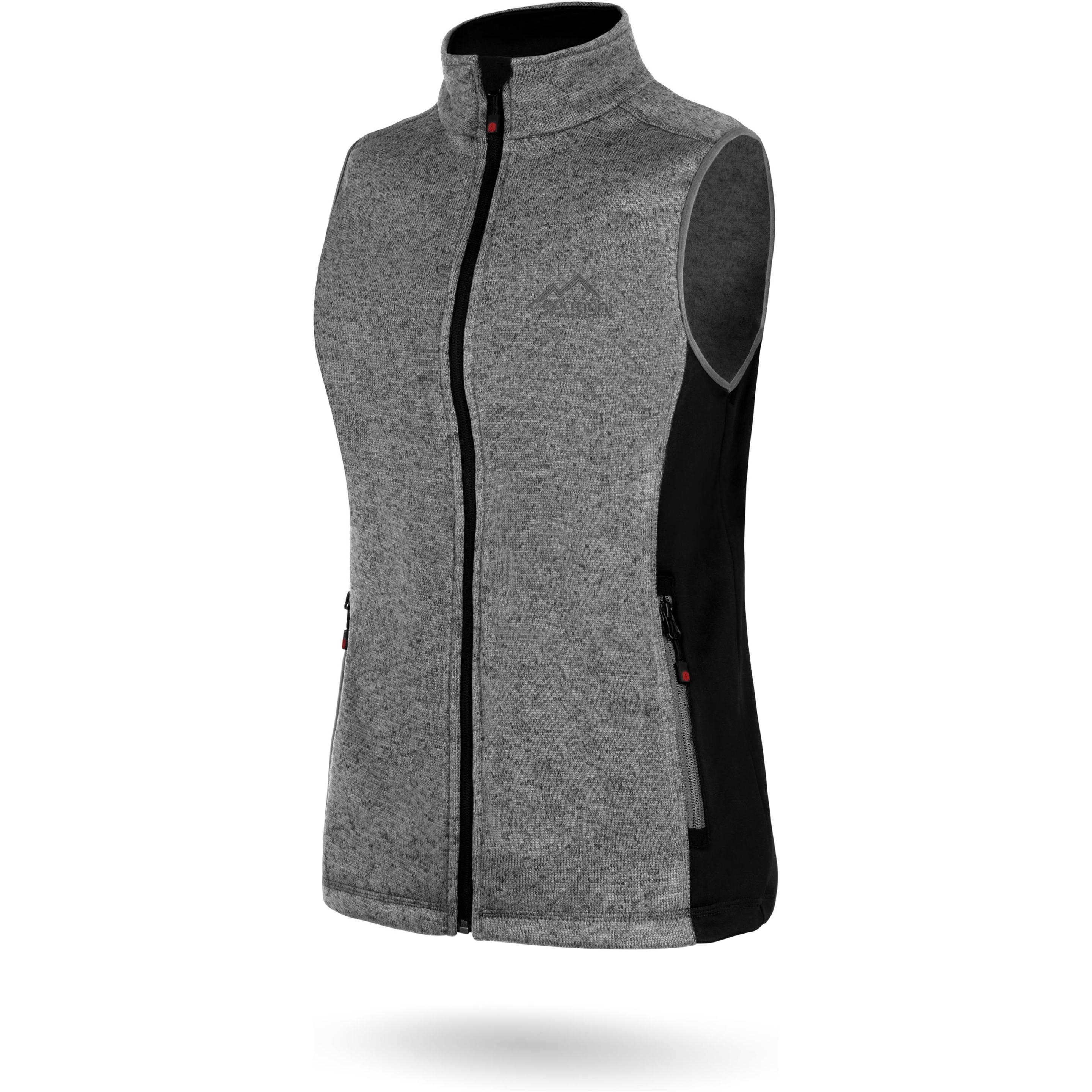 Normani, Damen, Weste, Damen Strickweste „Kashechewan“ - 8831, Grau, (M)
