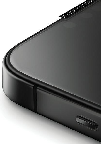 Actual product image Uniq Optix Privacy iPhone 15 6.1" prywatyzujące szkło hartowane z aplikatorem (1 pcs., Apple iPhone 14 Pro, Apple iPhone 15)