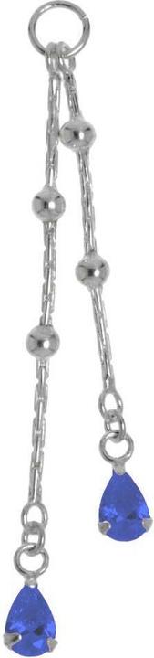 Produktbild Bijouteria Bauchpiercing-Anhänger (Silber 925, Kristall)