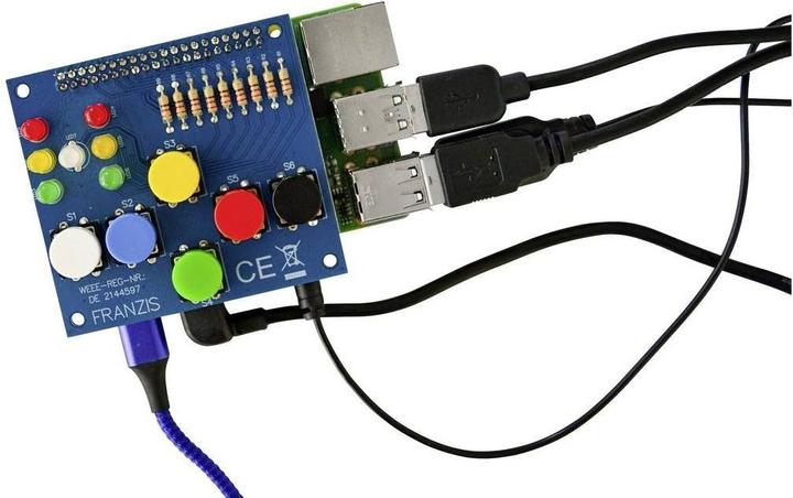 Image du produit Franzis Carte de programmation Raspberry Pi4 pour Young Maker