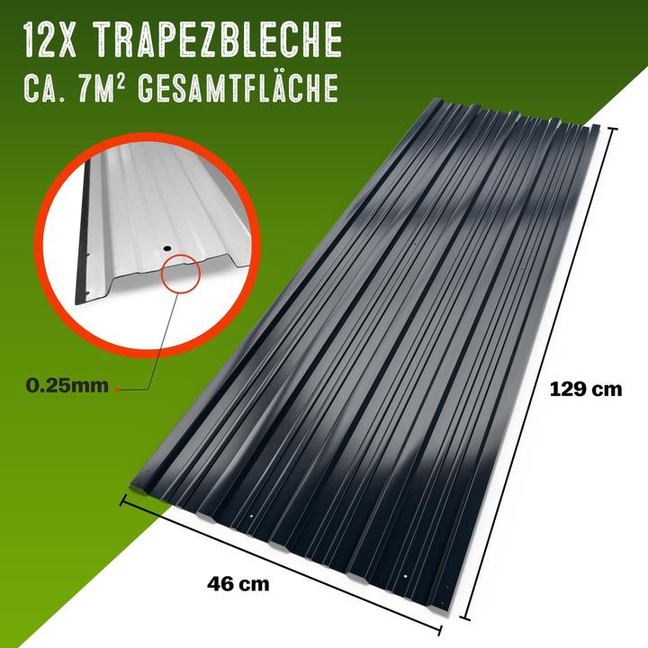 Actual product image Deuba Trapezoidal sheet metal