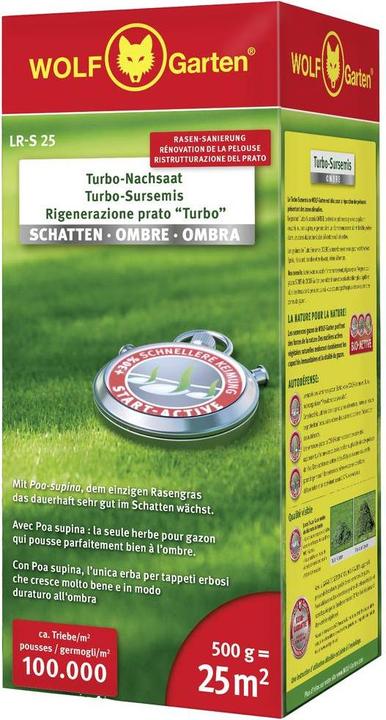 Actual product image Wolf-Garten Turbo reseeding shade lawn LR-S 25 (Lawn reseed)