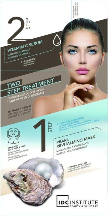 Actual product image IDC Institute Face Mask Pearl Revitalizing 3D 3 in 1