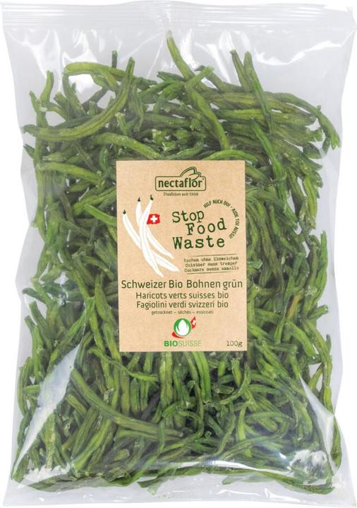 Nectaflor Stop Food Waste Bio Schweizer Grüne Bohnen (100 g)