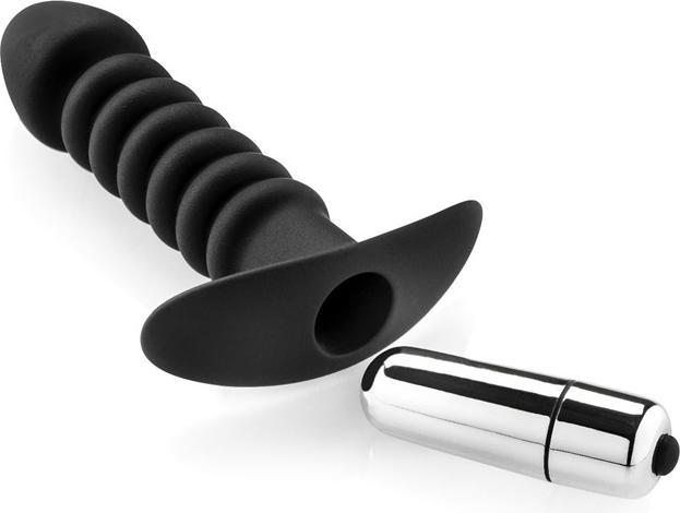 Produktbild Zenn Premium Ribbed Butt Plug with Strong Vibrating Bullet