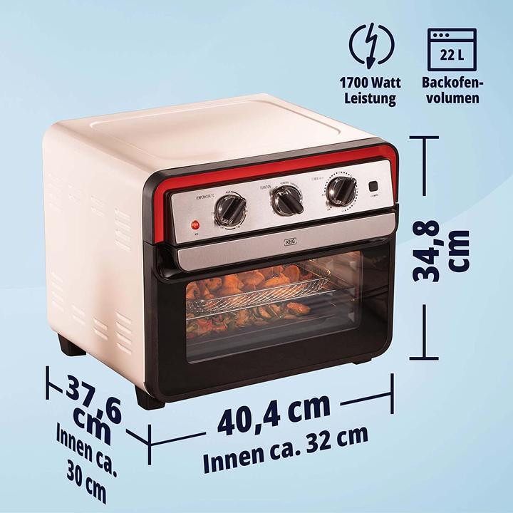 Image du produit KHG Mini-Backofen Retro MBO-22CS