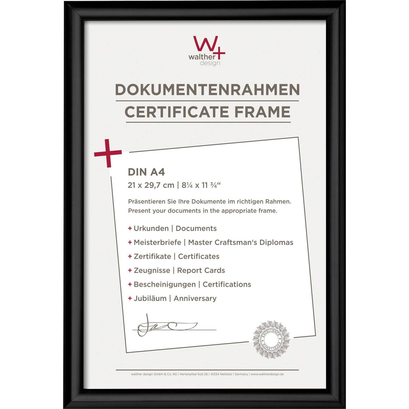 Walther Design, Bilderrahmen, Trendstyle (21 x 29.5 cm)