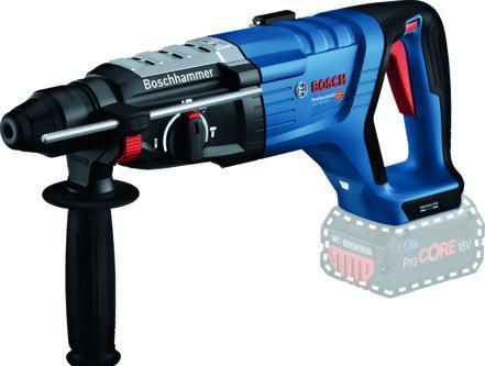 Actual product image Bosch Professional Cordless rotary hammer GBH 18V-28 D Professional solo, 18Volt XL-BOXX (blue/black, without battery (Rechargeable battery operated)