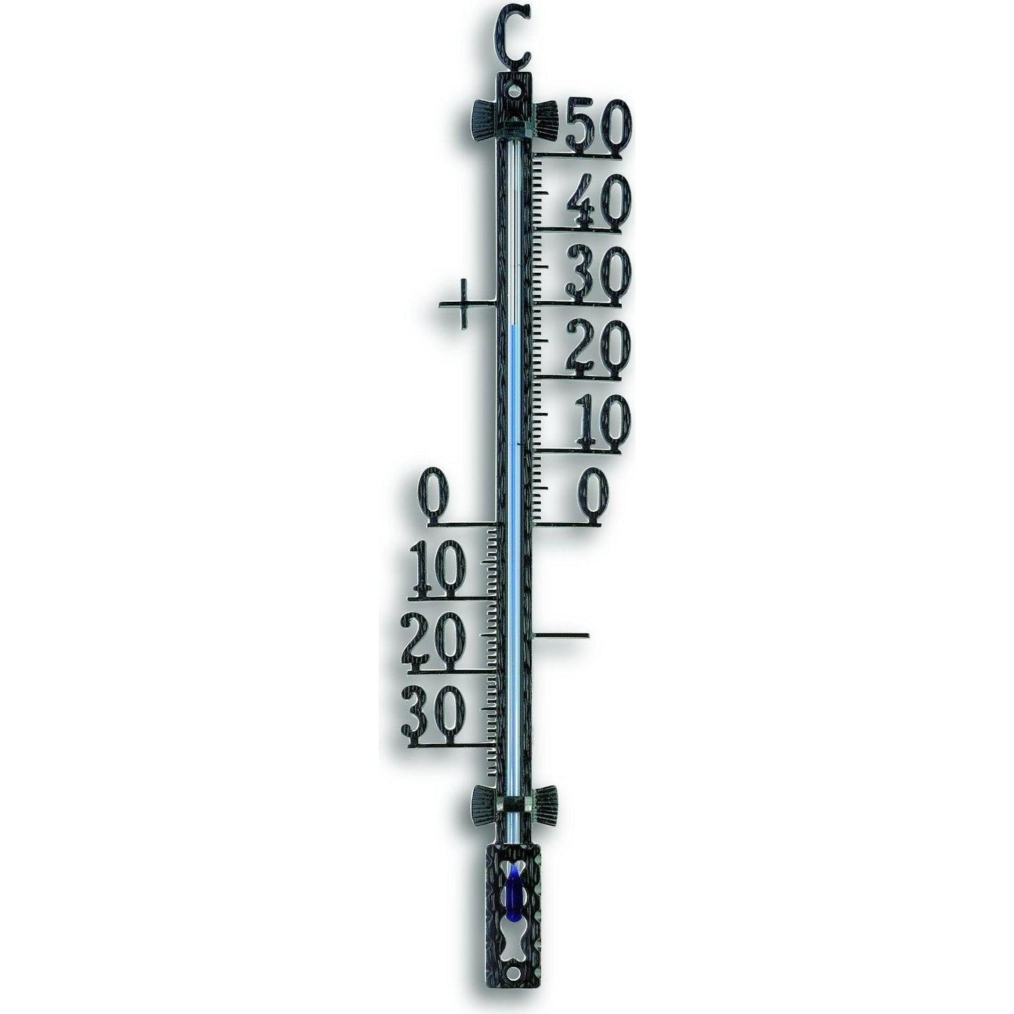 TFA Aussenthermometer, Thermometer + Hygrometer, Schwarz