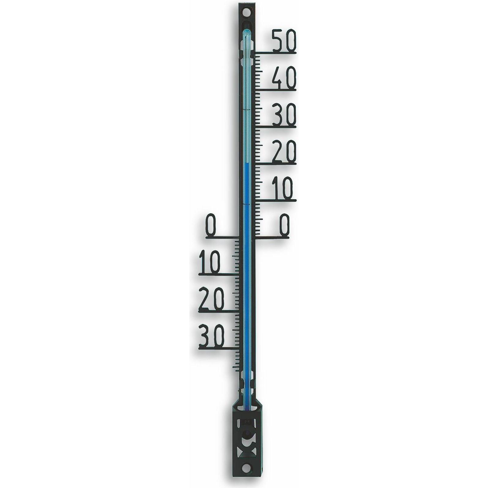 TFA Aussenthermometer, Thermometer + Hygrometer, Schwarz, Blau