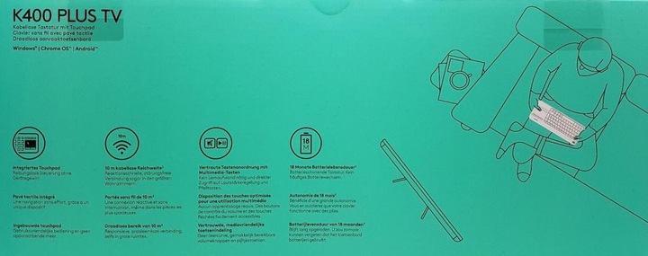 Produktbild Logitech K400 Plus (DE, Kabellos)