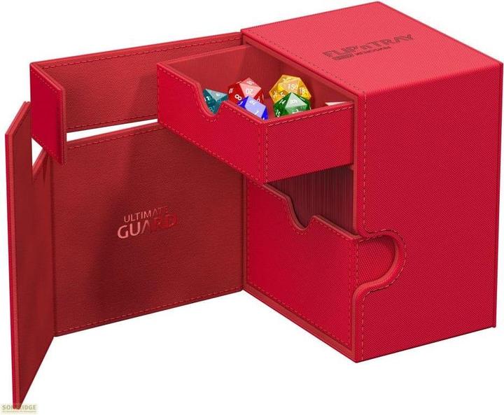 Actual product image Ultimate Guard Flip'n'Tray 133+ XenoSkin Rouge