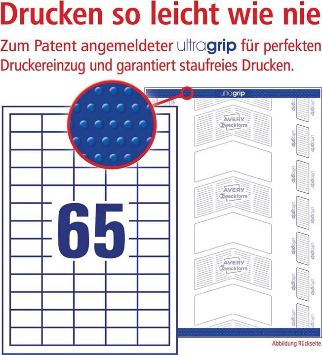 Image du produit Avery Étiquettes universelles